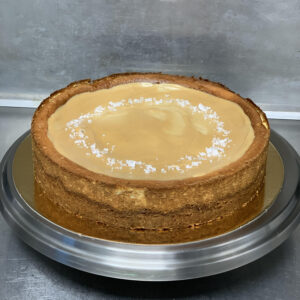 Salted caramel juustokakku, 15 hlö